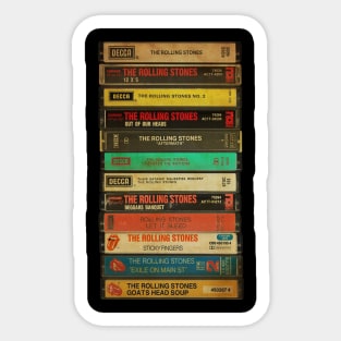 Retro Rock 80s - Cassette Style Sticker